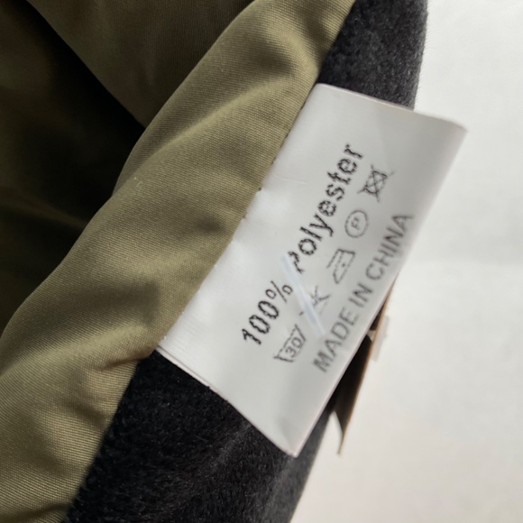 Hockley General Store Scarf Women’s Puffer Scarf Olive Gree & Black NWT - Picture 6 of 7